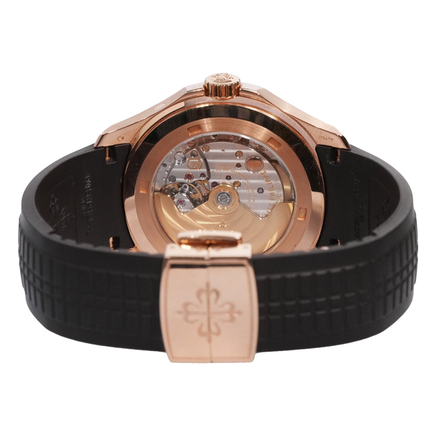 Patek Philippe Aquanaut 40mm Rose Gold Leather Strap Ref:5164R - Mr. Alex Jewelry