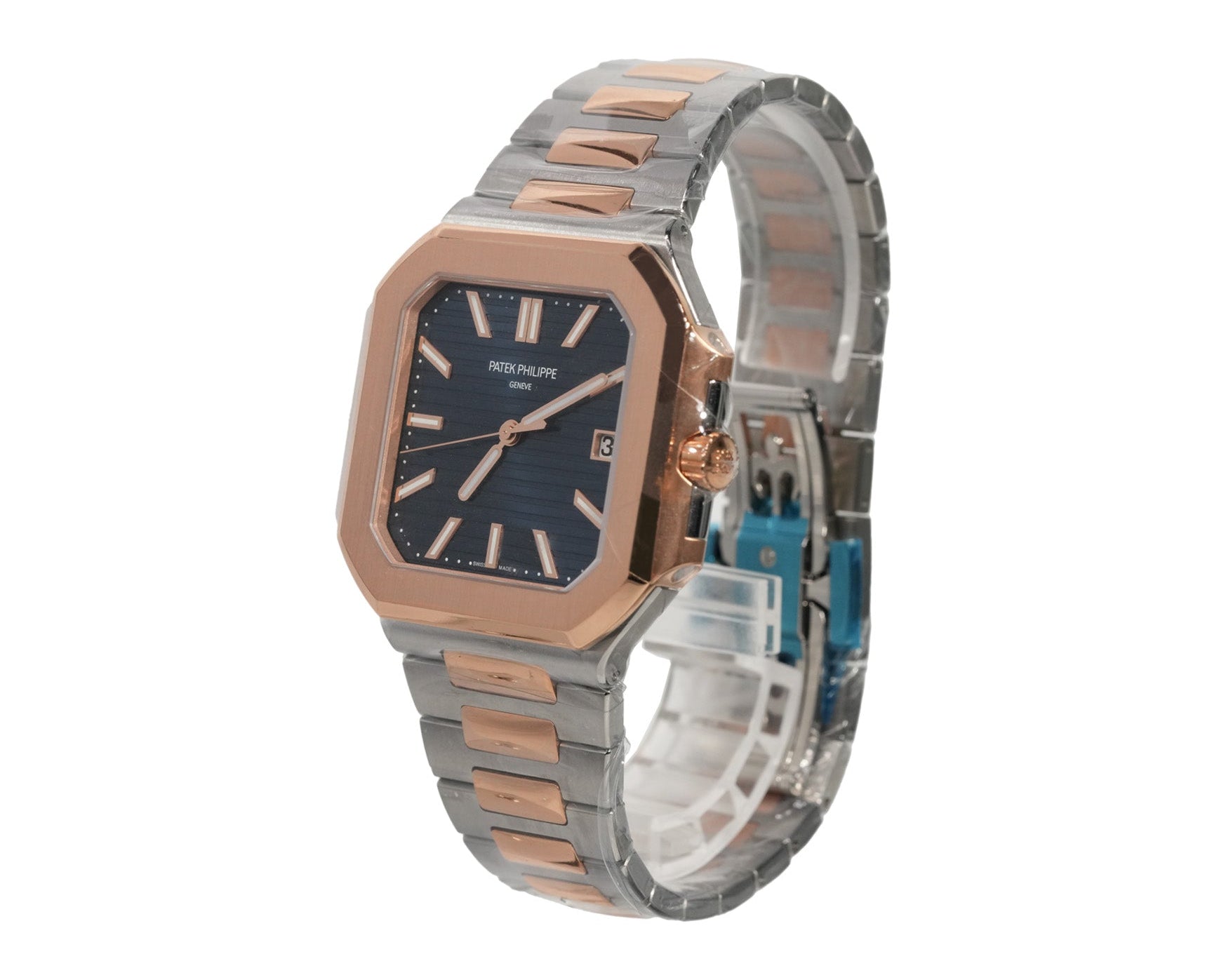 Patek Philippe Cubitus 45mm Two - Tone Rose Gold Blue Dial Ref:5821/1AR - Mr. Alex Jewelry