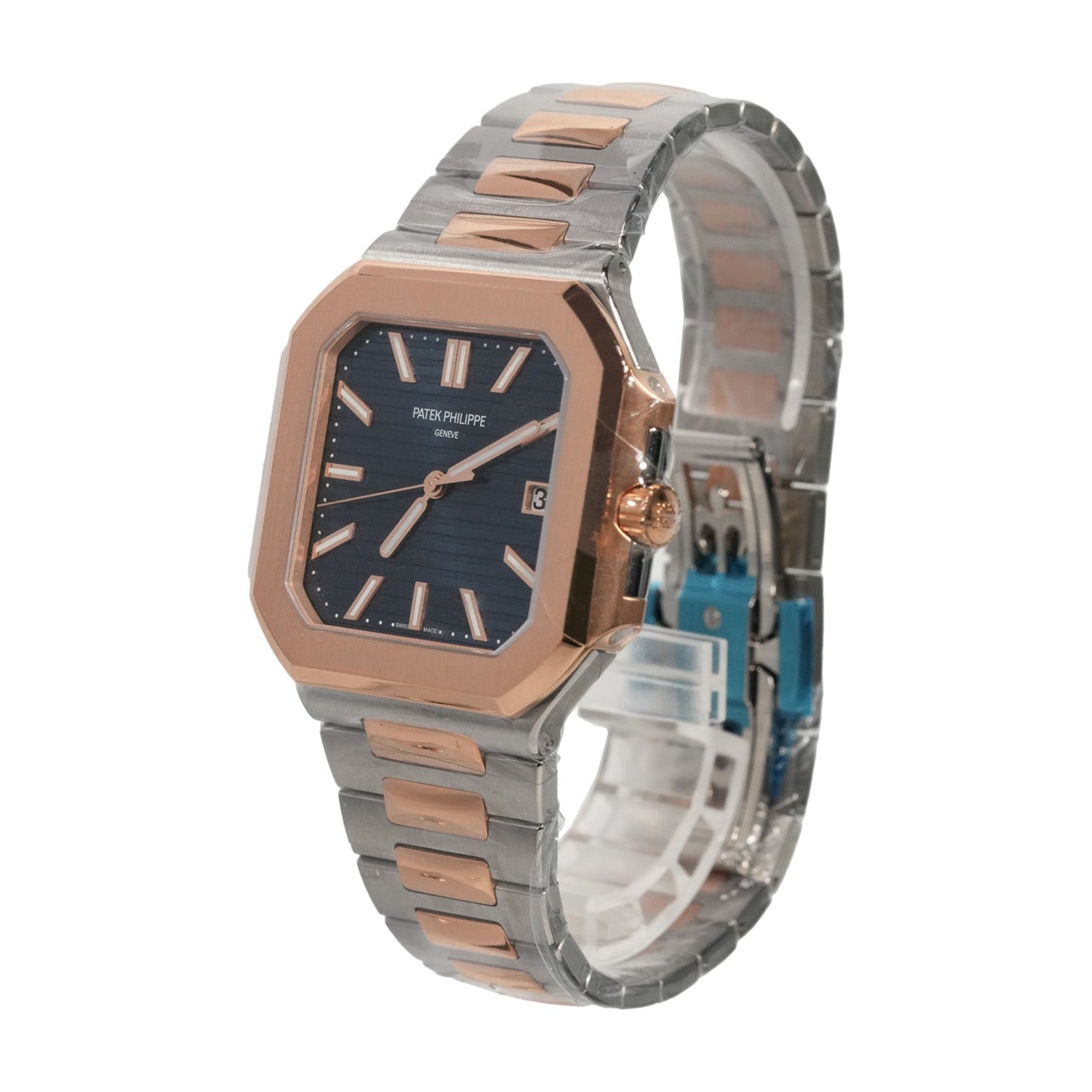 Patek Philippe Cubitus 45mm Two - Tone Rose Gold Blue Dial Ref:5821/1AR - Mr. Alex Jewelry