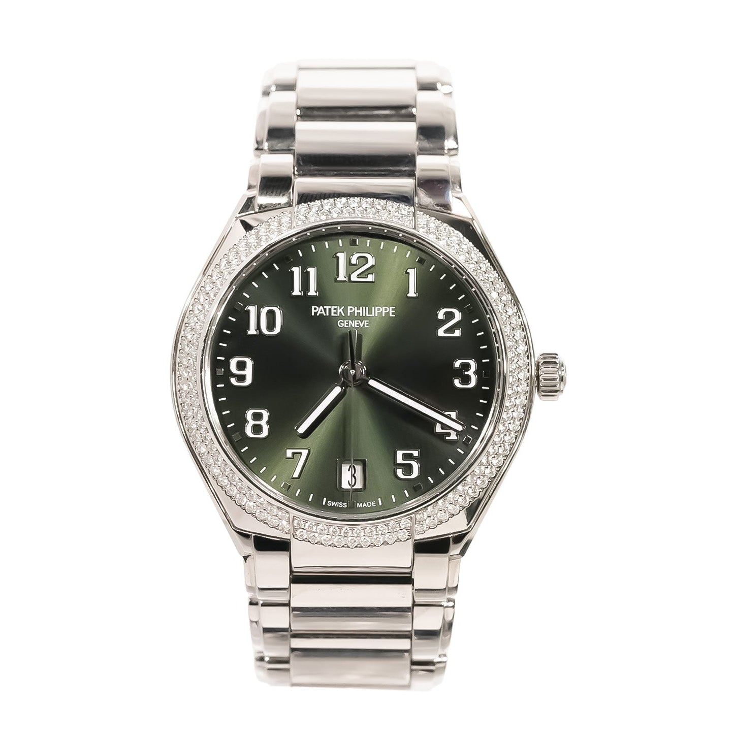 Patek Philippe Twenty~4 Automatic 36mm Stainless Steel Olive Green Dial Ref:7300/1200A - 011 - Mr. Alex Jewelry