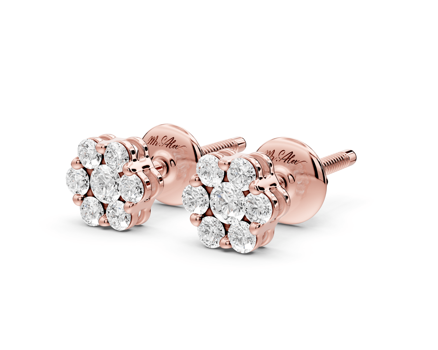 Quinn Earrings Rose Gold - Mr. Alex Jewelry