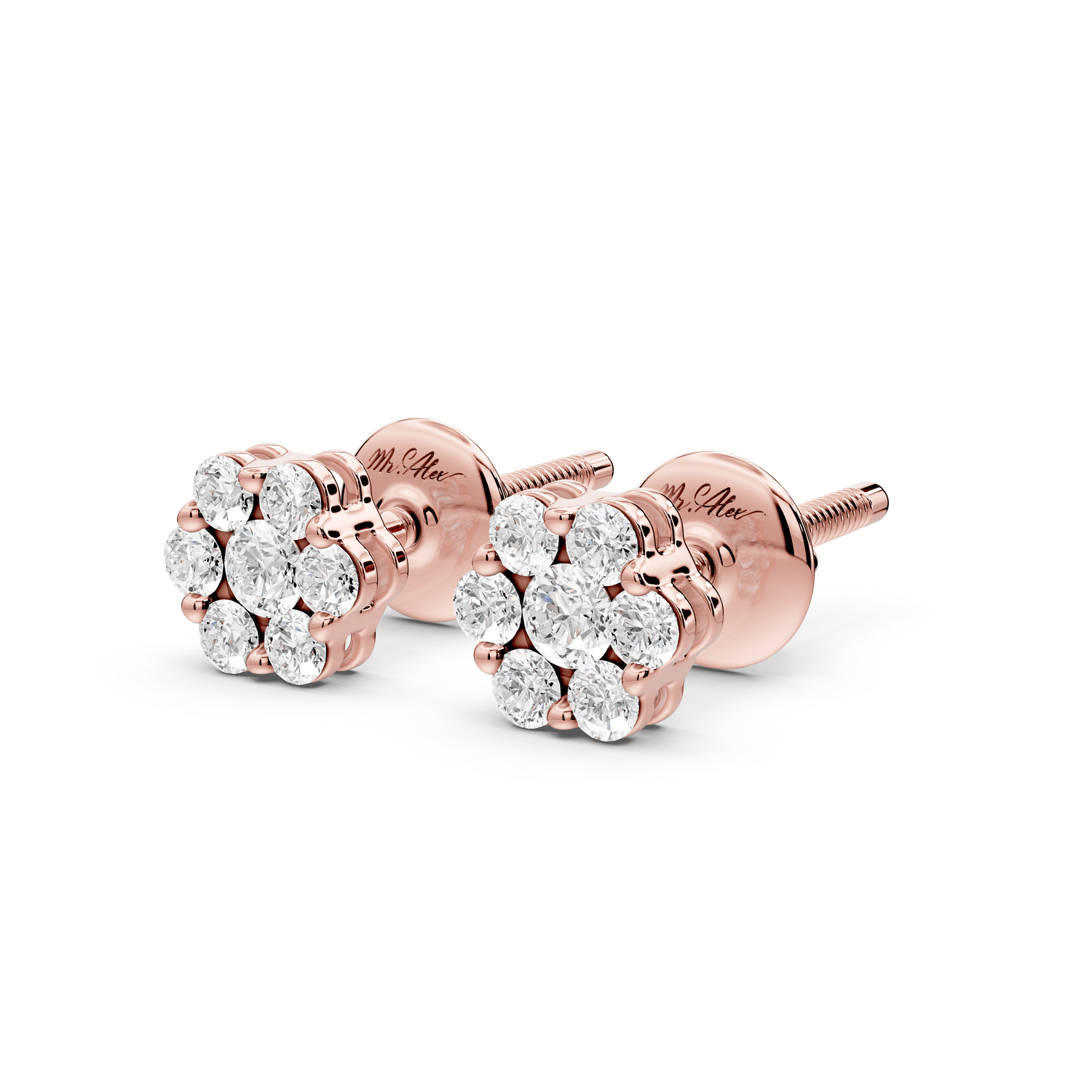 Quinn Earrings Rose Gold - Mr. Alex Jewelry