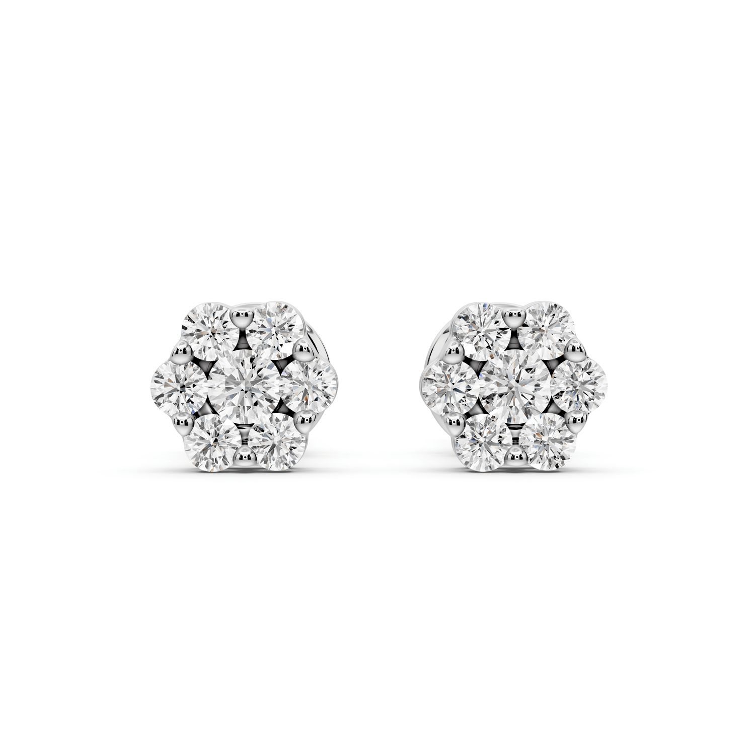 Quinn Earrings White Gold - Mr. Alex Jewelry