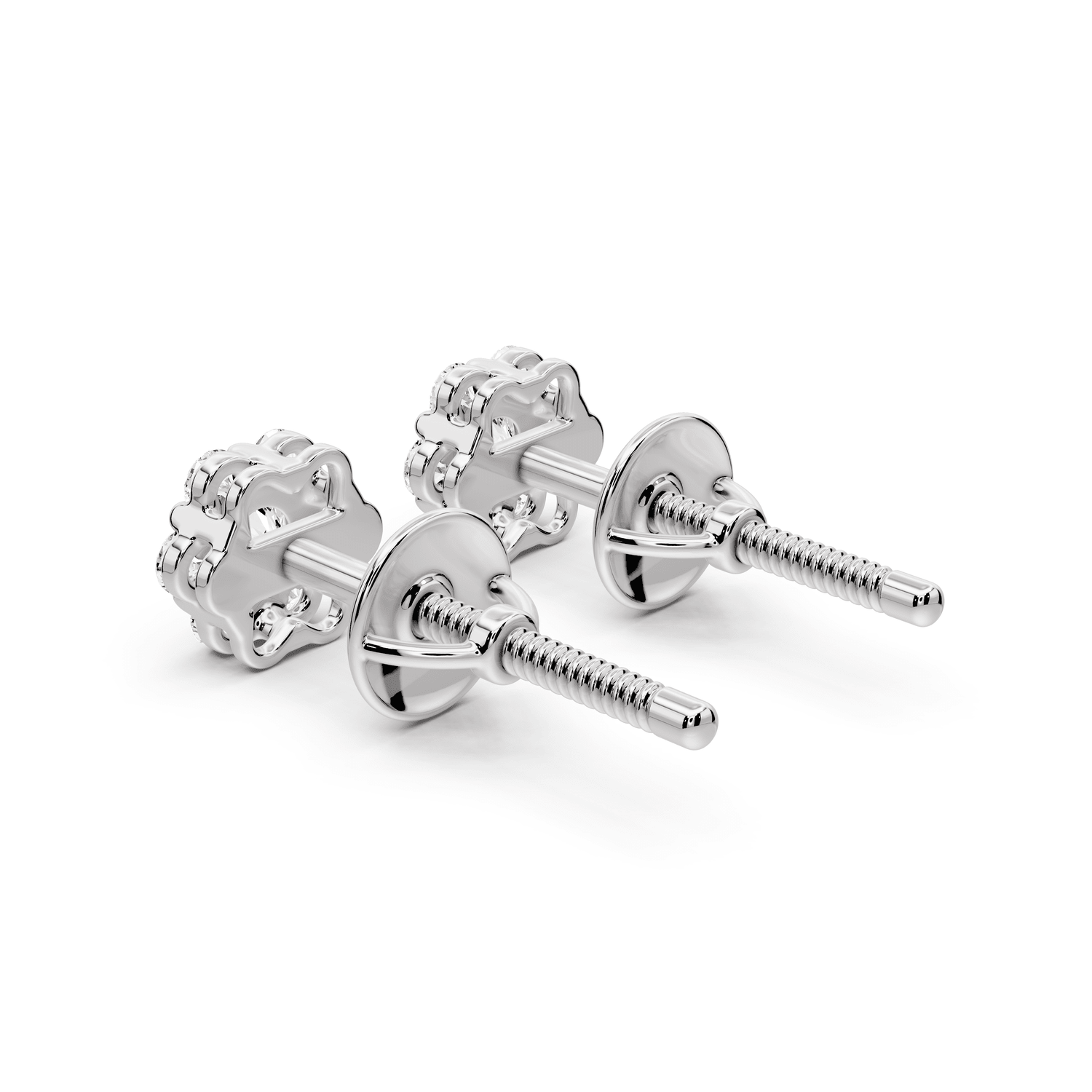Quinn Earrings White Gold - Mr. Alex Jewelry