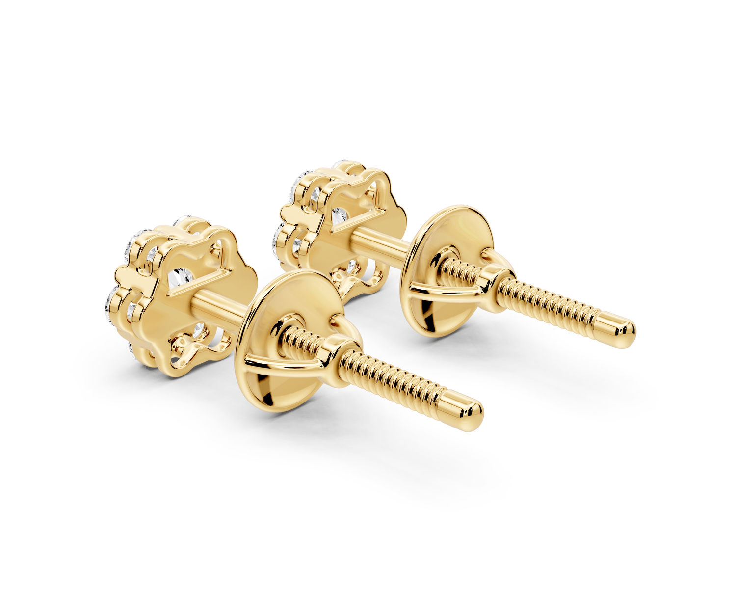 Quinn Earrings Yellow Gold - Mr. Alex Jewelry
