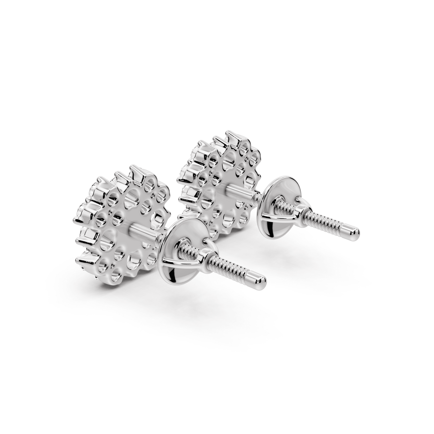 Reese Earrings White Gold - Mr. Alex Jewelry