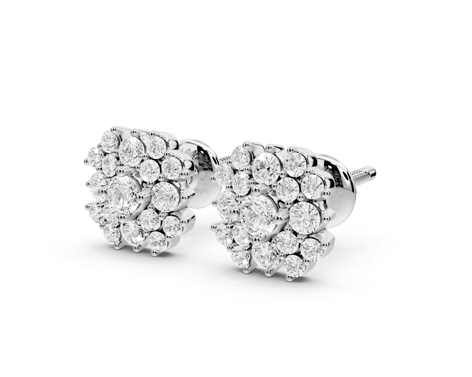 Reese Earrings White Gold - Mr. Alex Jewelry