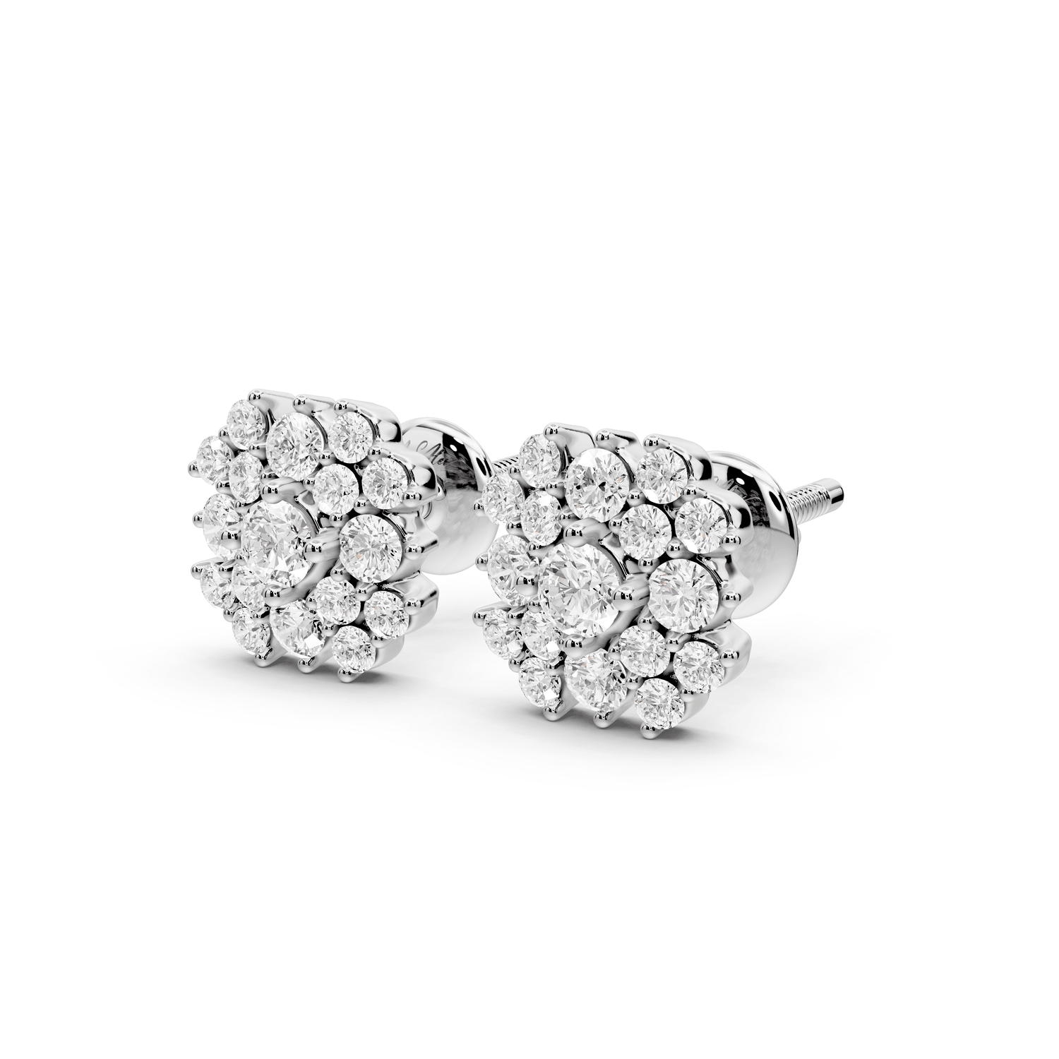 Reese Earrings White Gold - Mr. Alex Jewelry