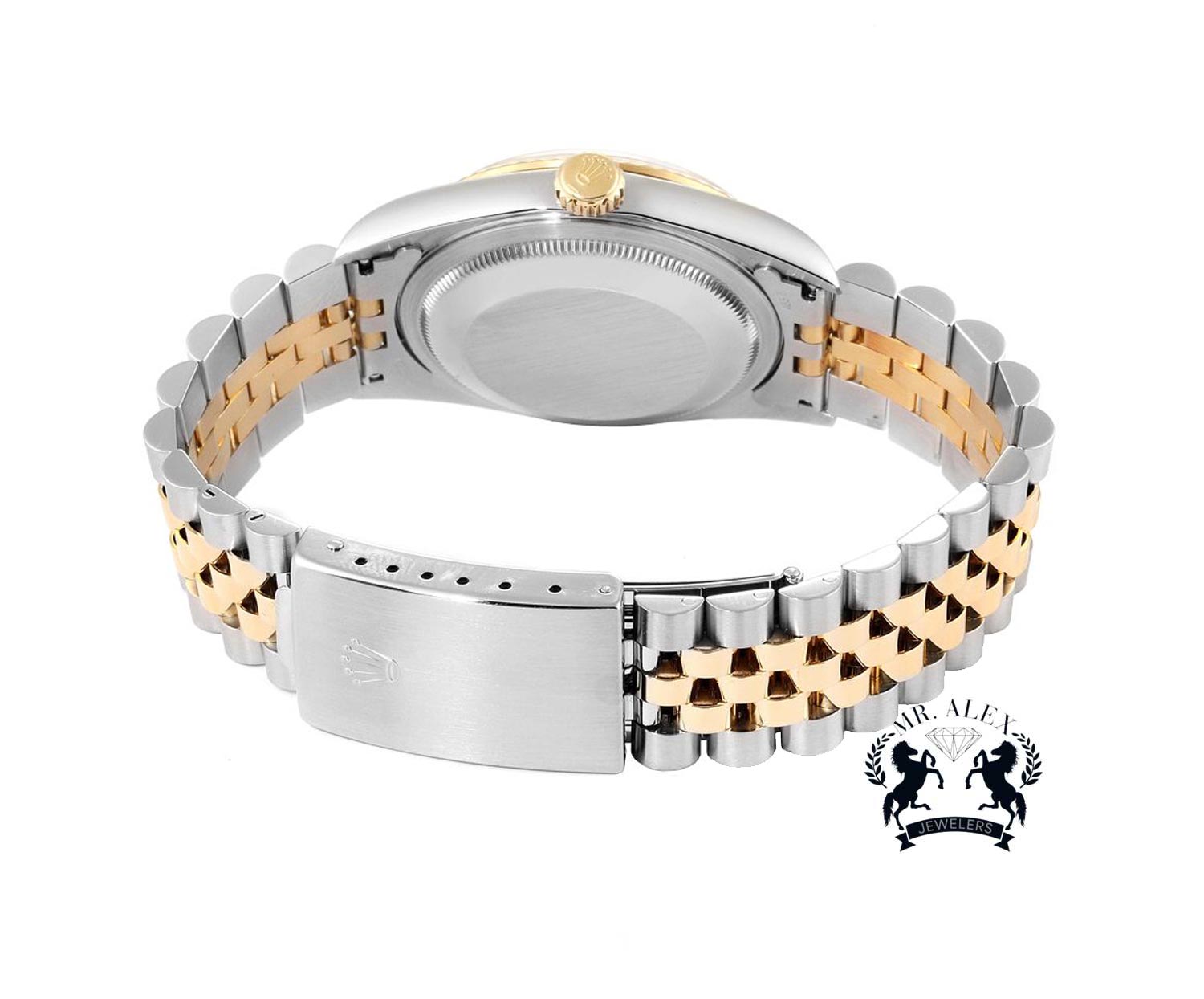 Rolex Date-Just 36mm Jubilee 2 Tone-Silver Dial - Mr. Alex Jewelry