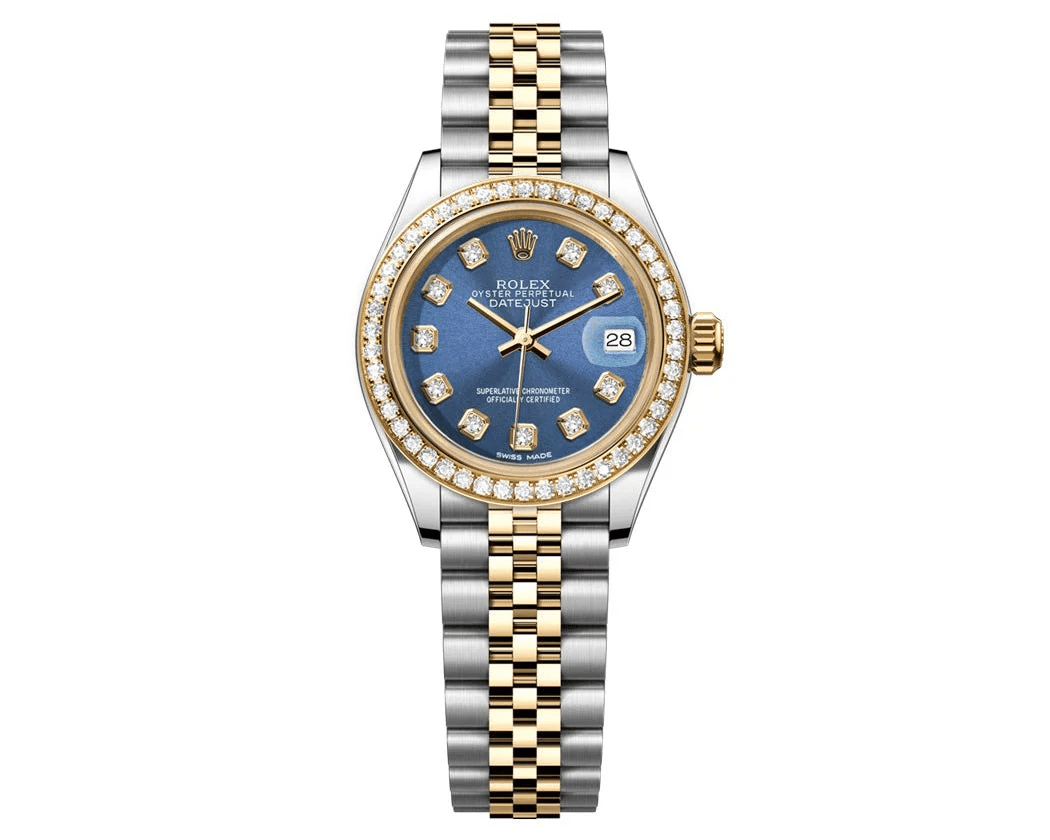 Rolex DateJust 26mm Blue Gem Dial - Diamond Bezel 1.50ct - Mr. Alex Jewelry