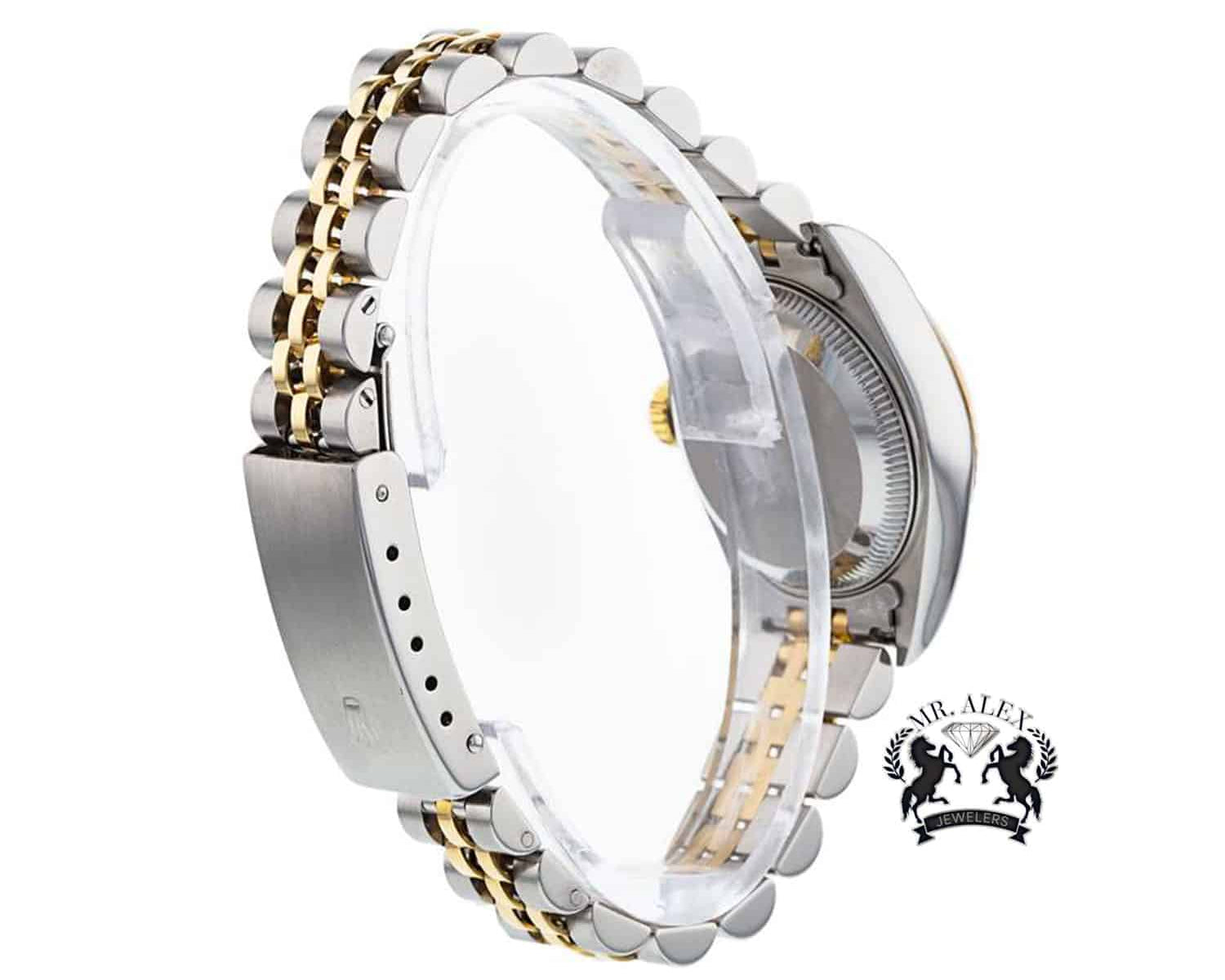 Rolex DateJust 26mm Champagne Dial-Diamond Bezel 1.50ct - Mr. Alex Jewelry