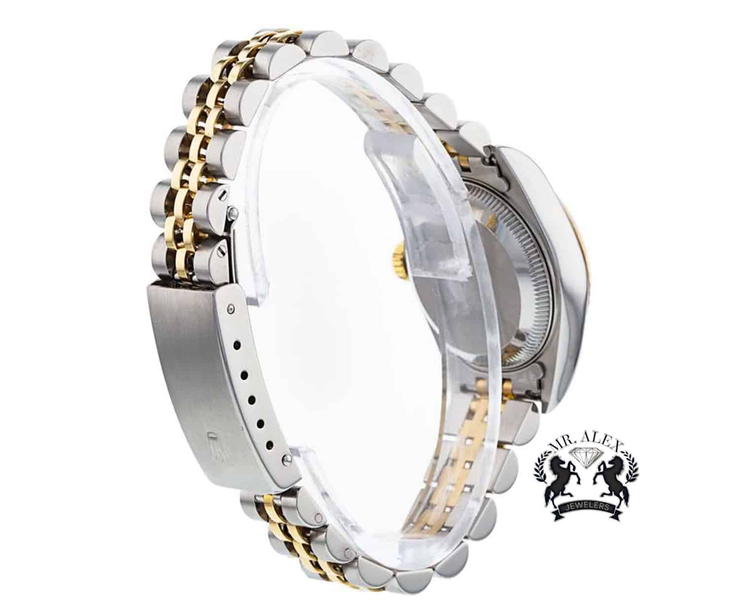 Rolex DateJust 26mm Pearl Dial-Diamond Bezel 1.50ct - Watches | Mr
