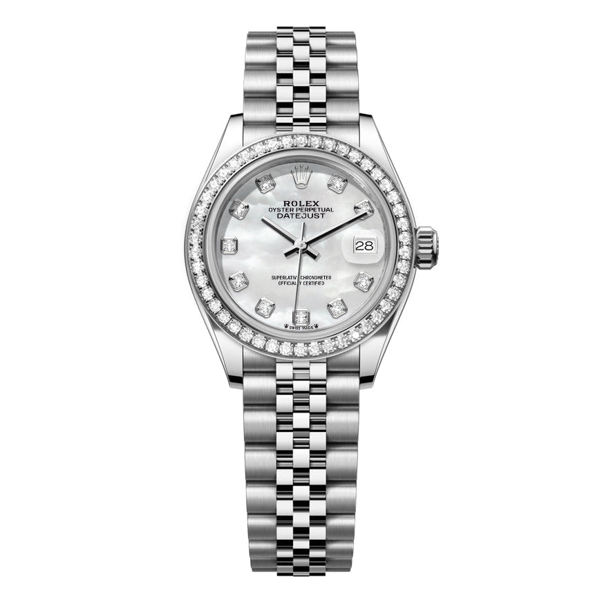 Rolex DateJust 26mm Pearl Dial - Diamond Bezel 1.50ct - Mr. Alex Jewelry