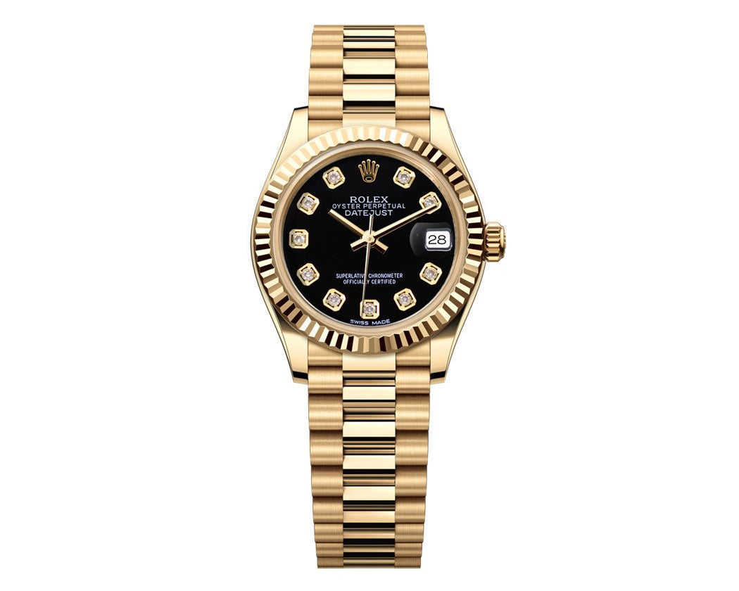 Rolex Datejust 26mm President - Black Gem Dial - Mr. Alex Jewelry