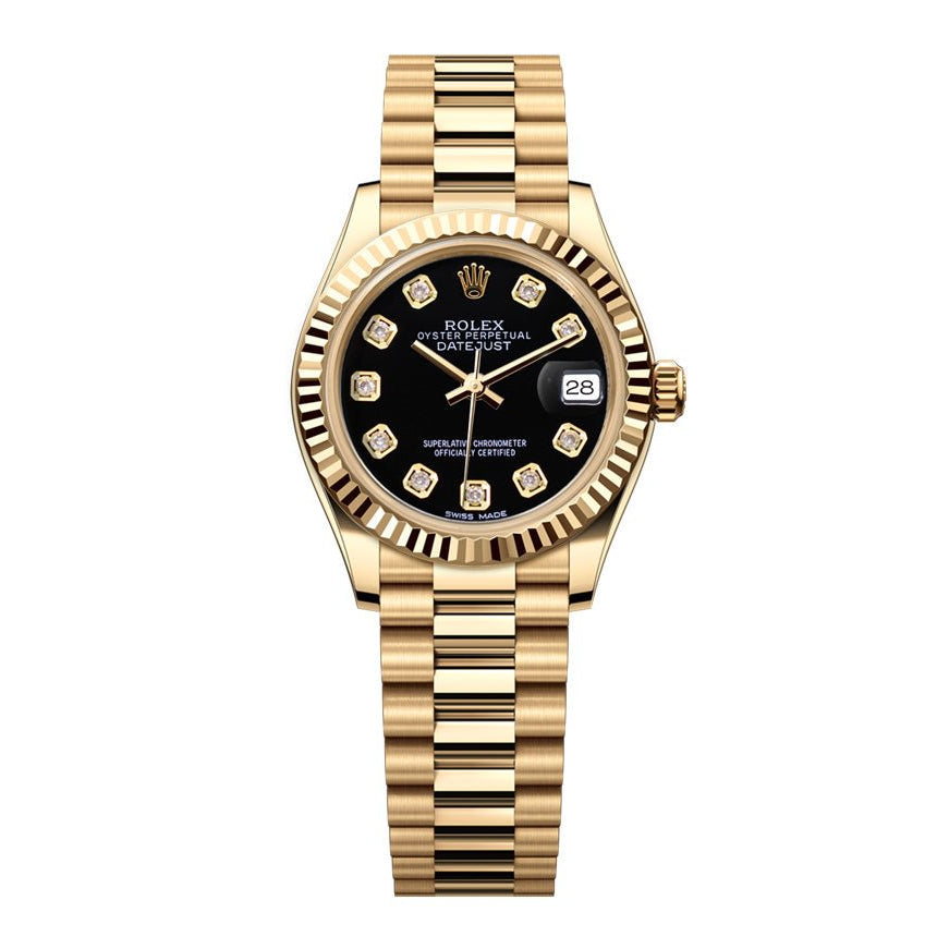 Rolex Datejust 26mm President - Black Gem Dial - Mr. Alex Jewelry