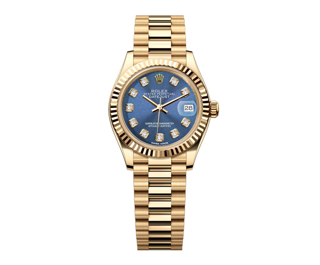 Rolex Datejust 26mm President - Blue Gem Dial - Watches | Mr. Alex