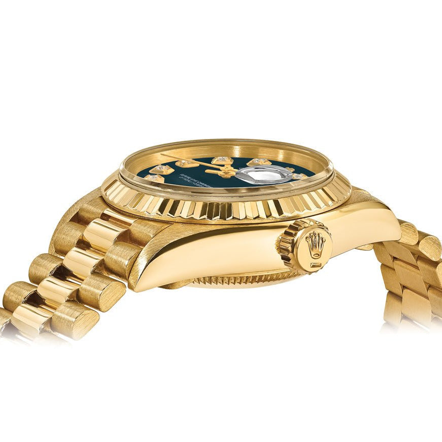 Rolex Datejust 26mm President - Blue Gem Dial - Mr. Alex Jewelry