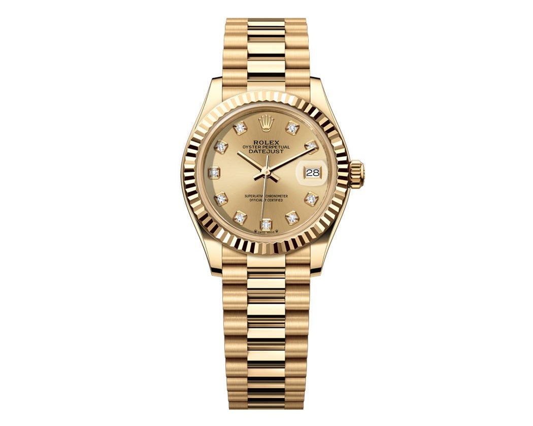 Rolex Datejust 26mm President - Champage Gem Dial - Mr. Alex Jewelry