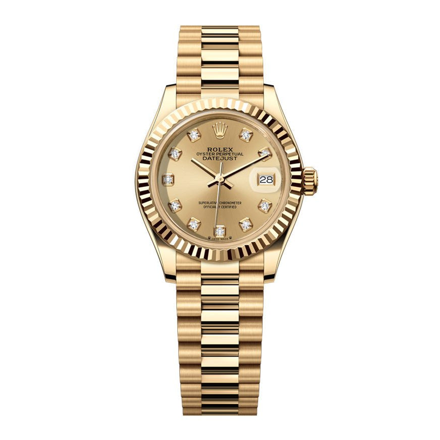 Rolex Datejust 26mm President - Champage Gem Dial - Mr. Alex Jewelry