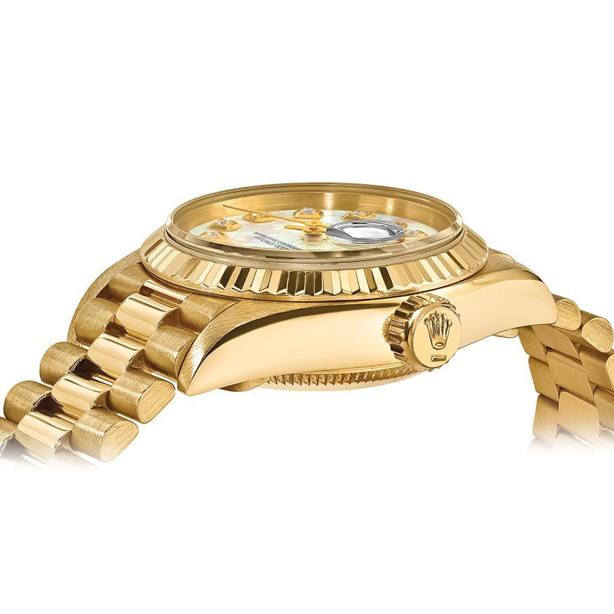 Rolex Datejust 26mm President - Pearl Gem Dial - Mr. Alex Jewelry