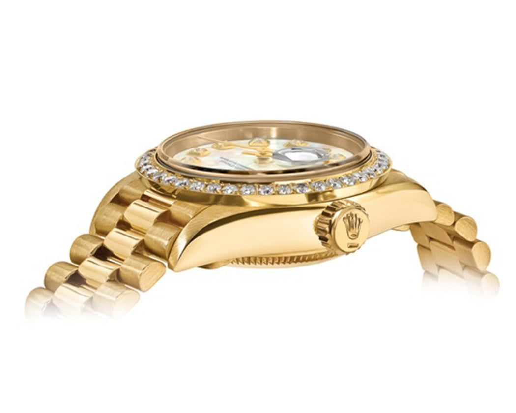 Rolex Datejust 26mm President Pearl Gem Dial - Diamond Bezel - Mr. Alex Jewelry
