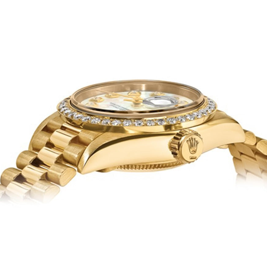 Rolex Datejust 26mm President Pearl Gem Dial - Diamond Bezel - Mr. Alex Jewelry