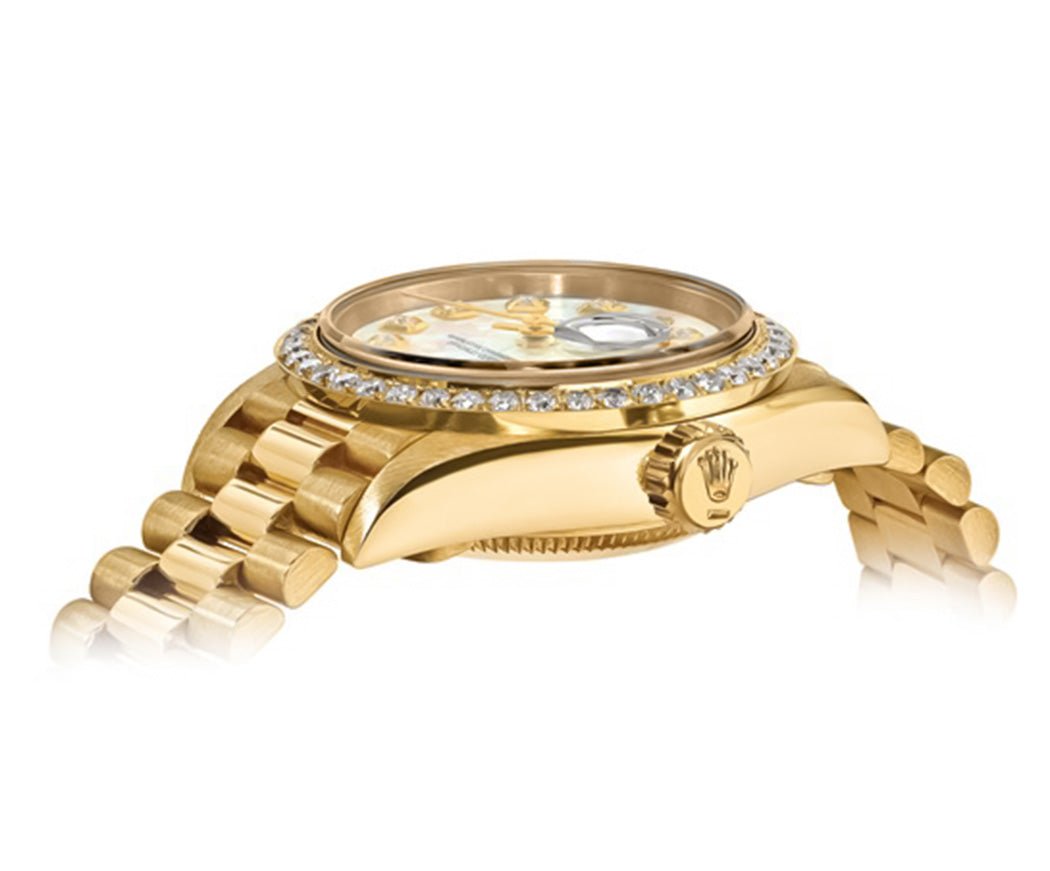 Rolex Datejust 26mm President Pearl Gem Dial - Diamond Bezel - Mr. Alex Jewelry
