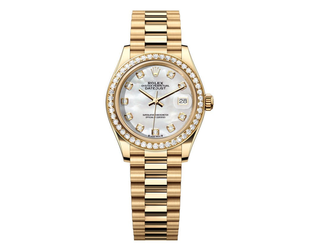 Rolex Datejust 26mm President Pearl Gem Dial - Diamond Bezel - Mr. Alex Jewelry