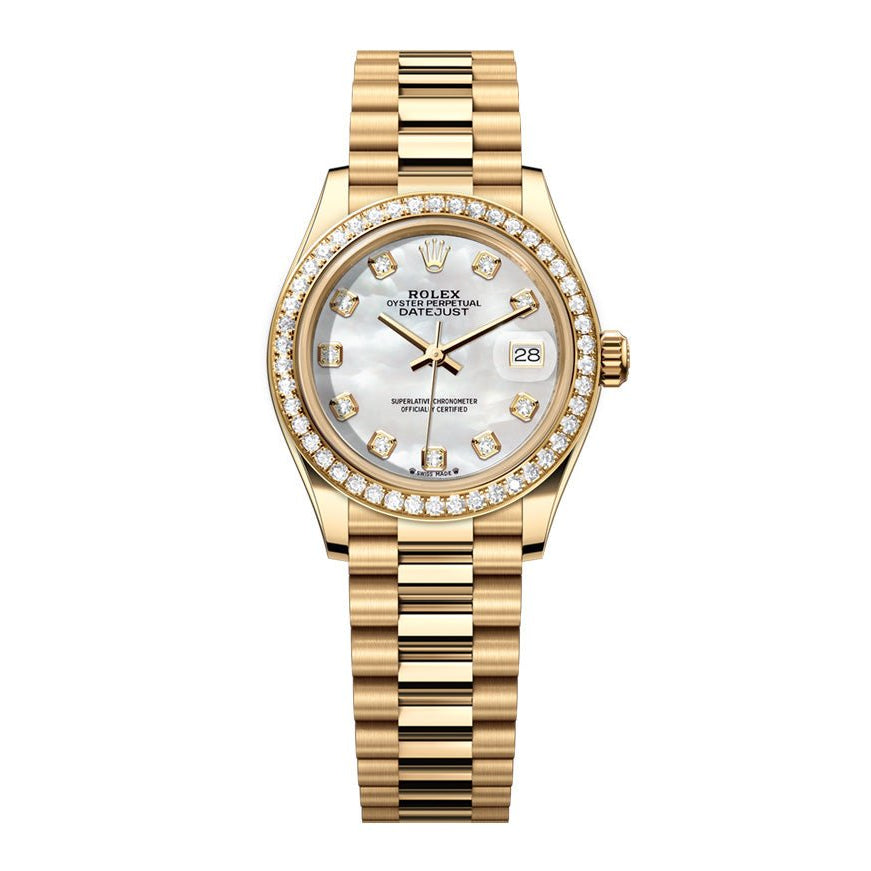 Rolex Datejust 26mm President Pearl Gem Dial - Diamond Bezel - Mr. Alex Jewelry