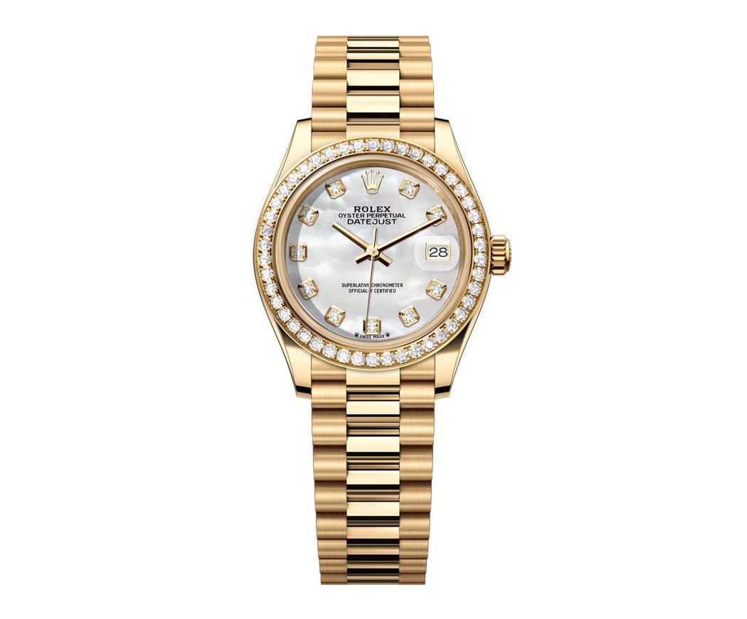 Rolex Datejust 26mm President Pearl Gem Dial - Diamond Bezel - Mr. Alex Jewelry