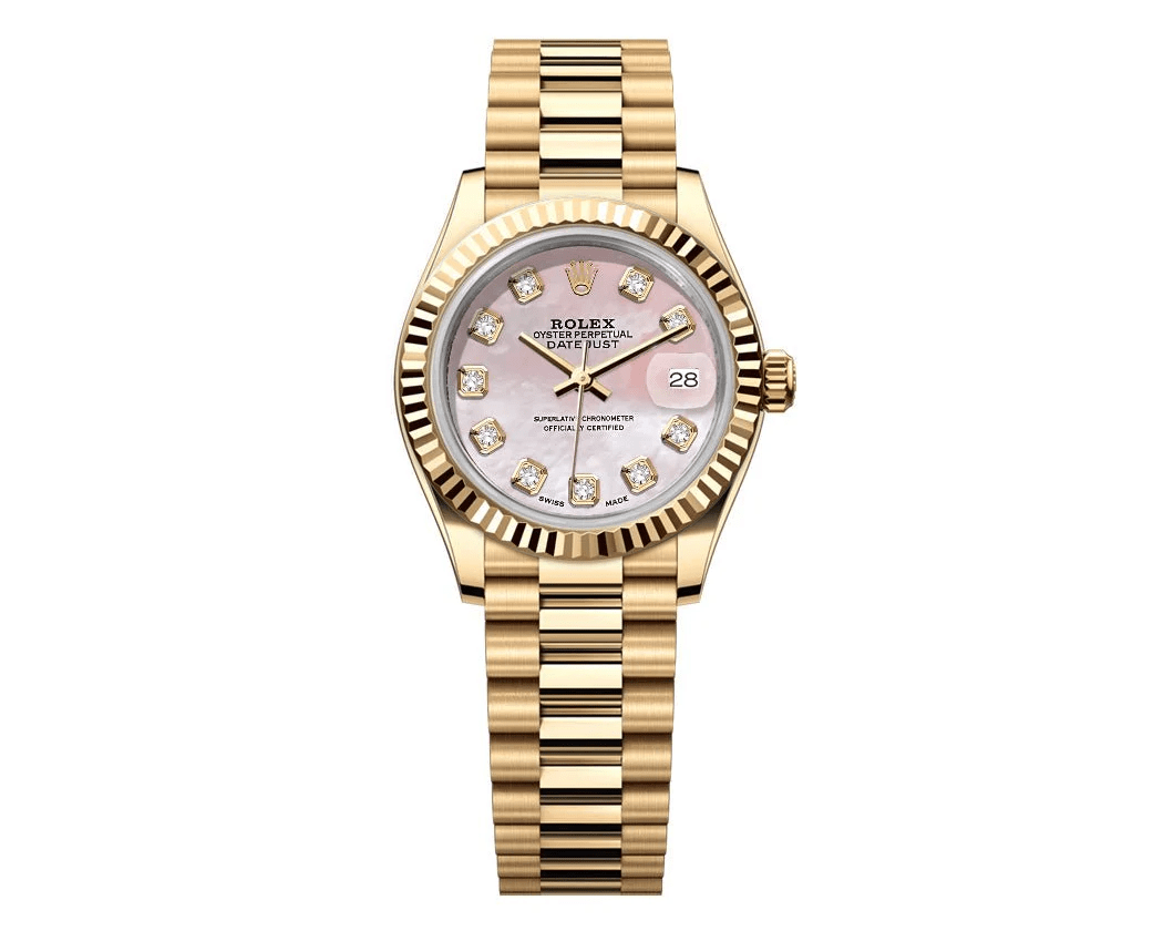 Rolex Datejust 26mm President - Pink Gem Dial - Mr. Alex Jewelry