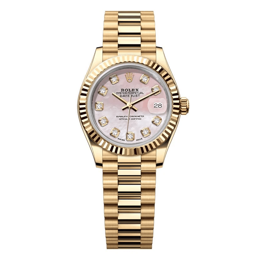 Rolex Datejust 26mm President - Pink Gem Dial - Mr. Alex Jewelry