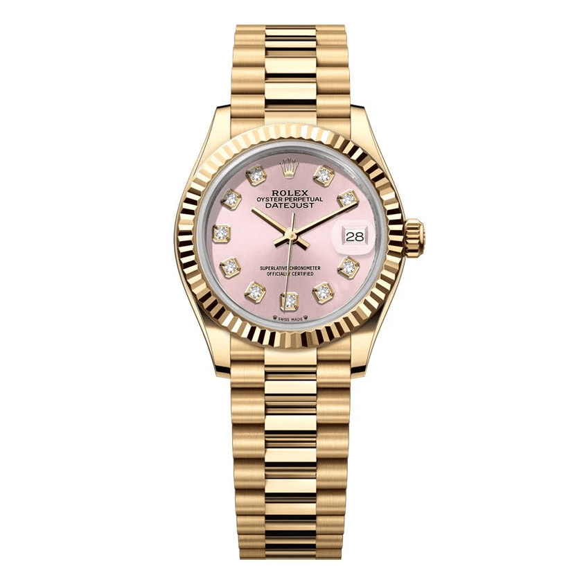 Rolex Datejust 26mm President - Pink Gem Dial - Mr. Alex Jewelry