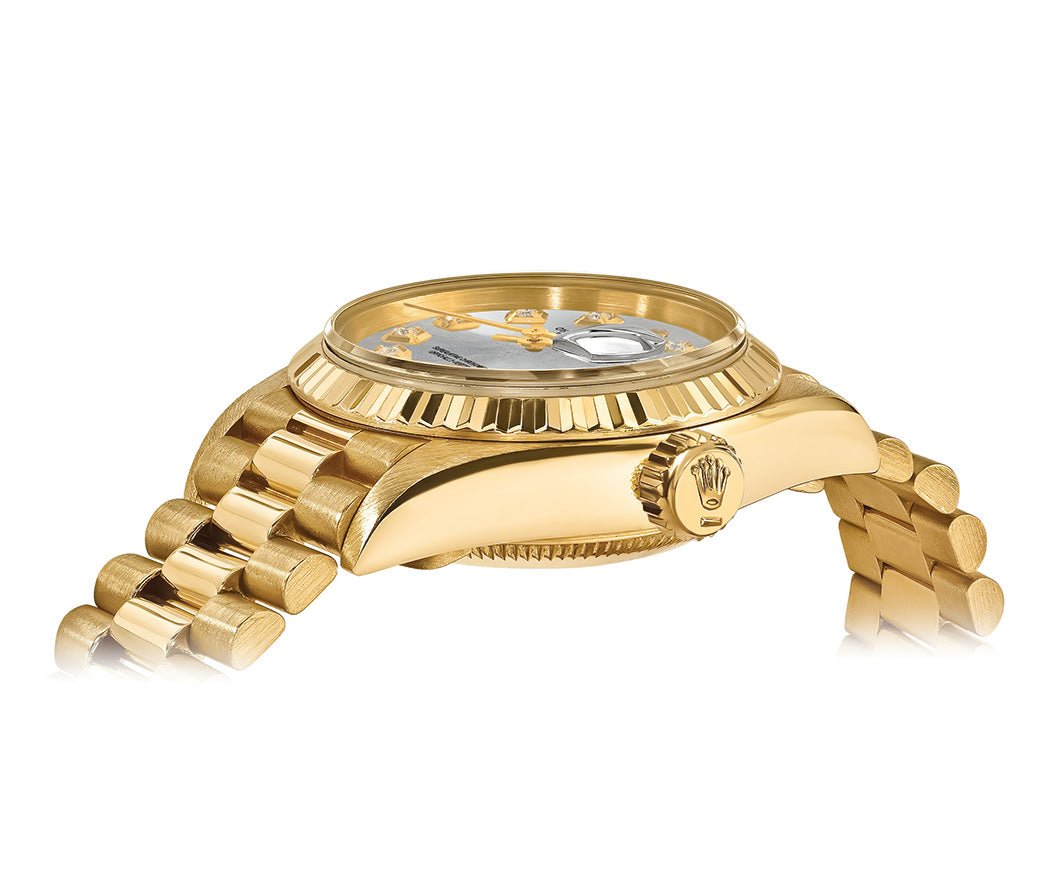 Rolex Datejust 26mm President - Silver Gem Dial - Watches | Mr