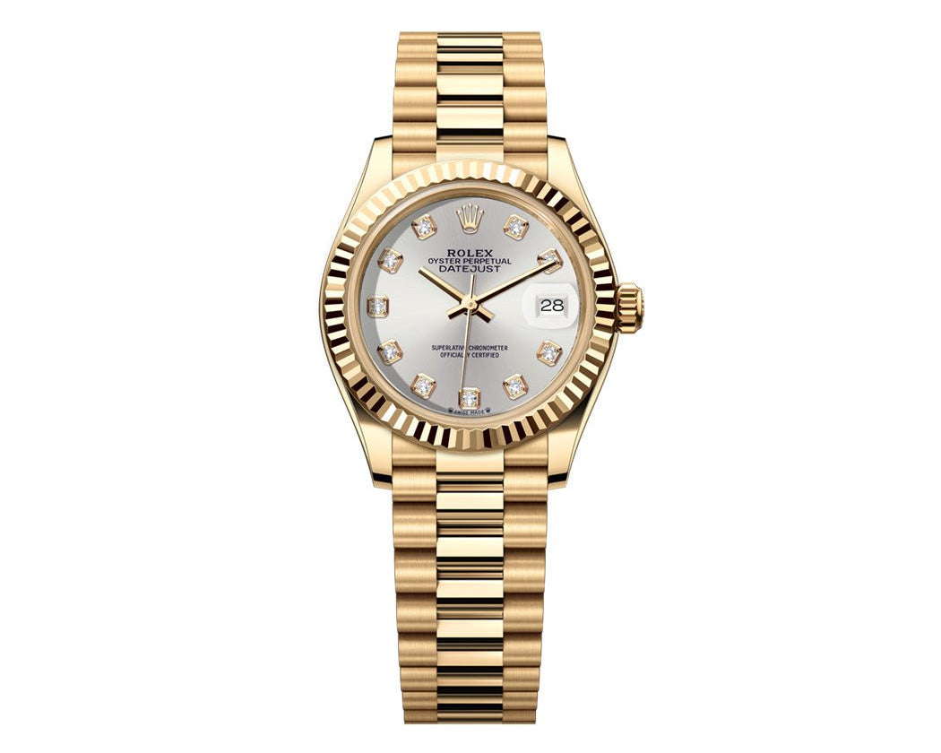 Rolex Datejust 26mm President - Silver Gem Dial - Mr. Alex Jewelry