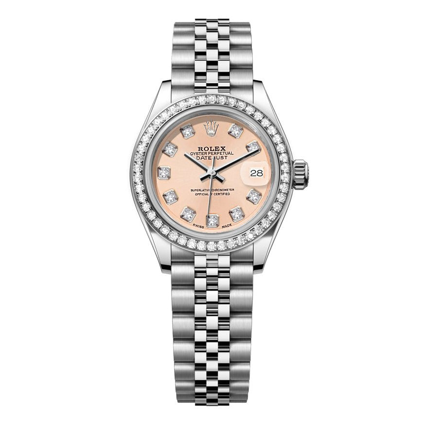 Rolex DateJust 26mm Salmon Dial - Diamond Bezel 1.50ct - Mr. Alex Jewelry
