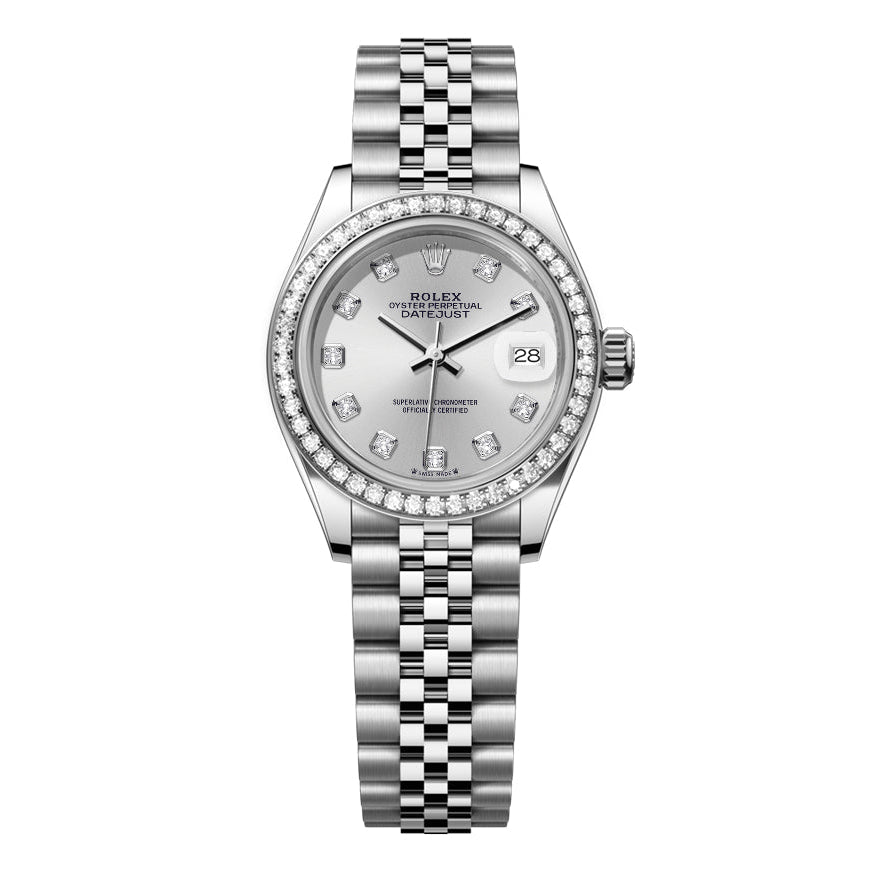 Rolex DateJust 26mm Silver Dial - Diamond Bezel 1.50ct - Mr. Alex Jewelry