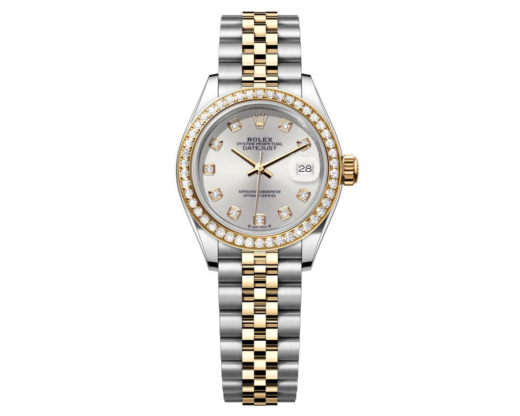 Rolex DateJust 26mm Silver Gem Dial - Diamond Bezel 1.50ct - Mr. Alex Jewelry