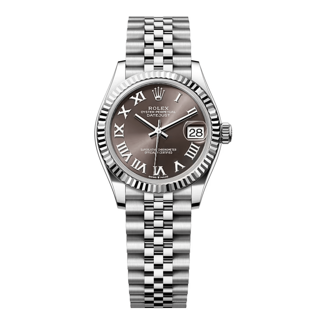 Rolex DateJust 31mm Brown Roman Dial - 68273 - Mr. Alex Jewelry