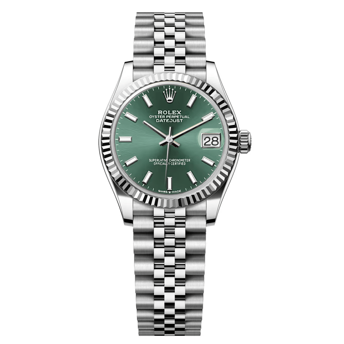 Rolex DateJust 31mm Jubilee - Green Dial Ref:68274 - Mr. Alex Jewelry