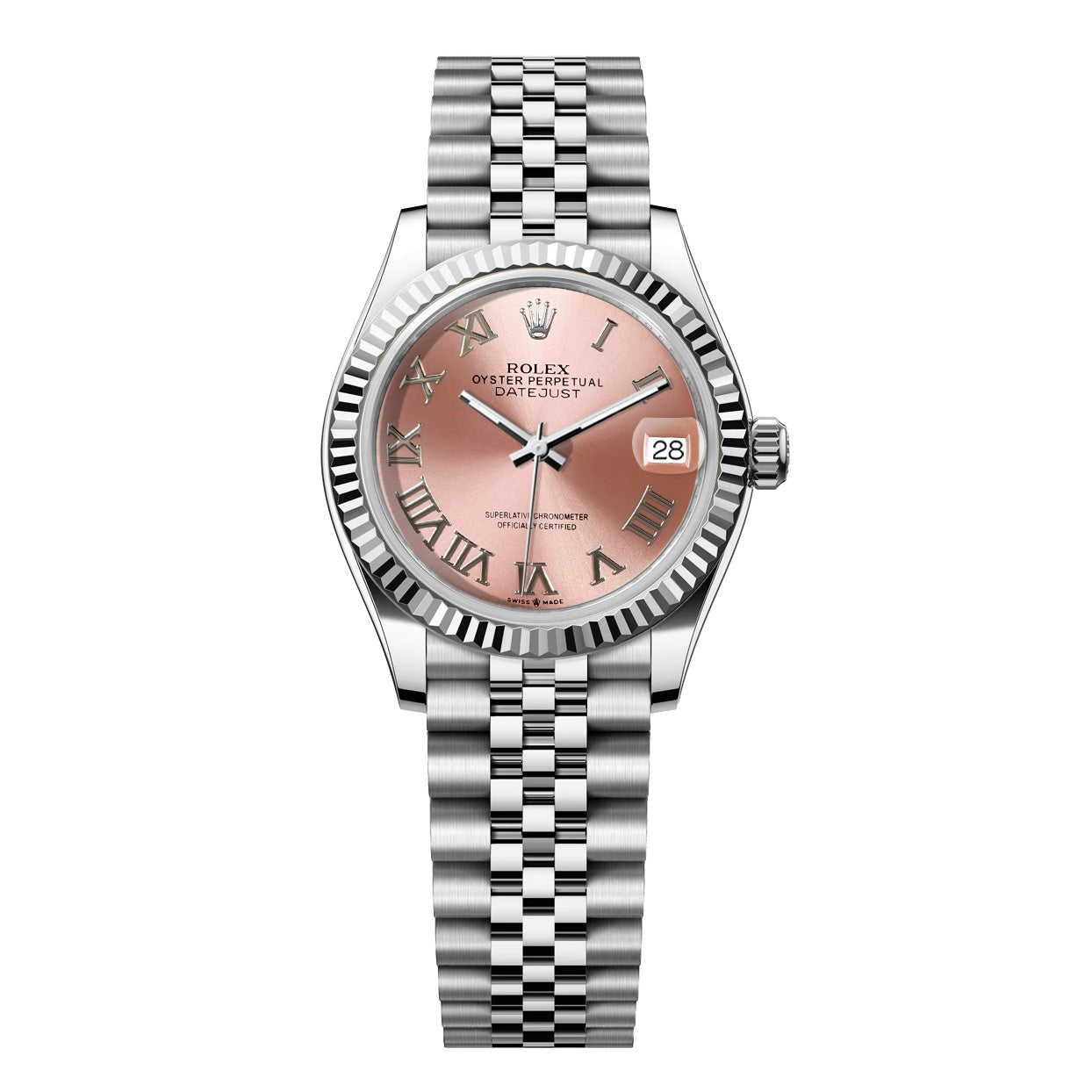 Rolex DateJust 31mm Jubilee - Pink Roman Dial - Mr. Alex Jewelry