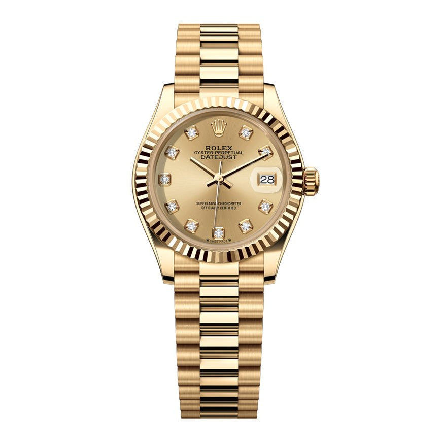 Rolex Datejust 31mm President - Champage Gem Dial - Mr. Alex Jewelry