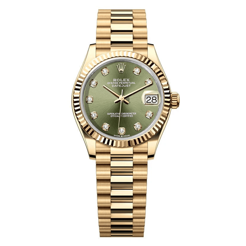 Rolex Datejust 31mm President - Green Gem Dial - Mr. Alex Jewelry
