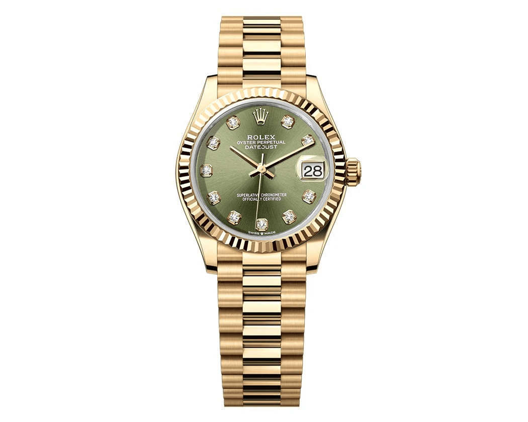 Rolex Datejust 31mm President - Green Gem Dial - Mr. Alex Jewelry