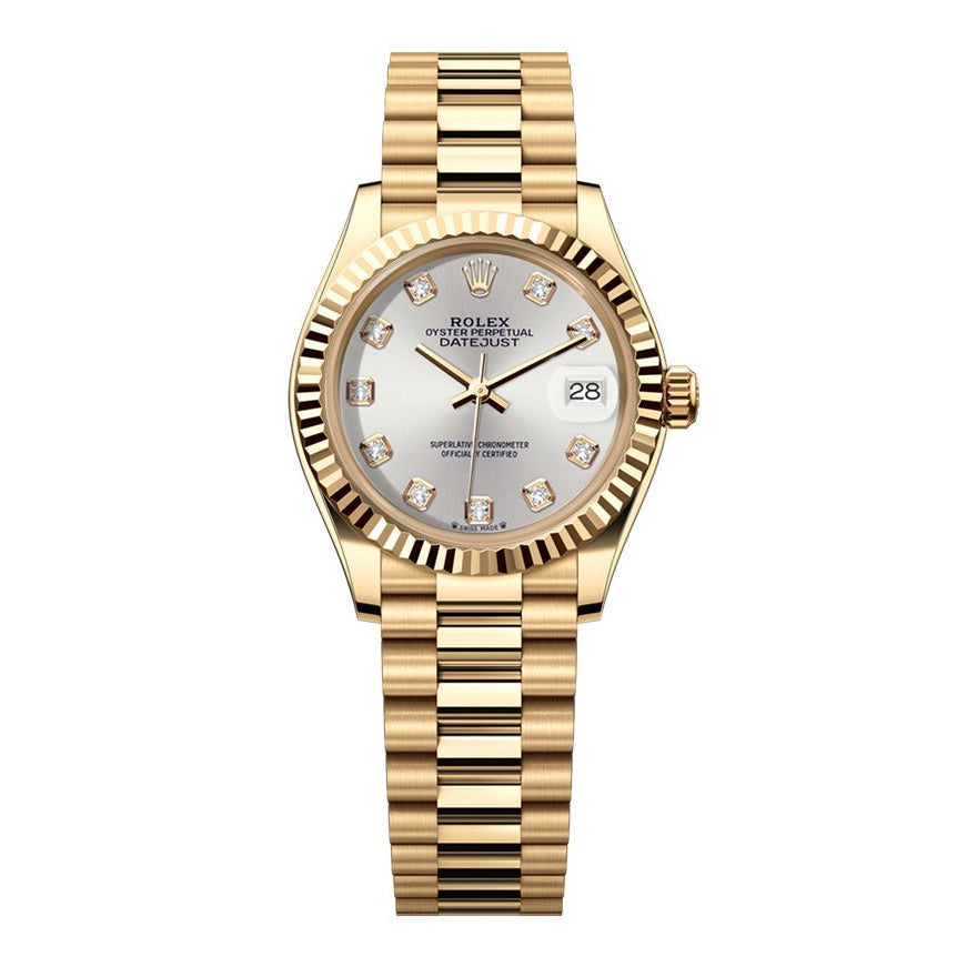 Rolex Datejust 31mm President - Silver Gem Dial - Mr. Alex Jewelry