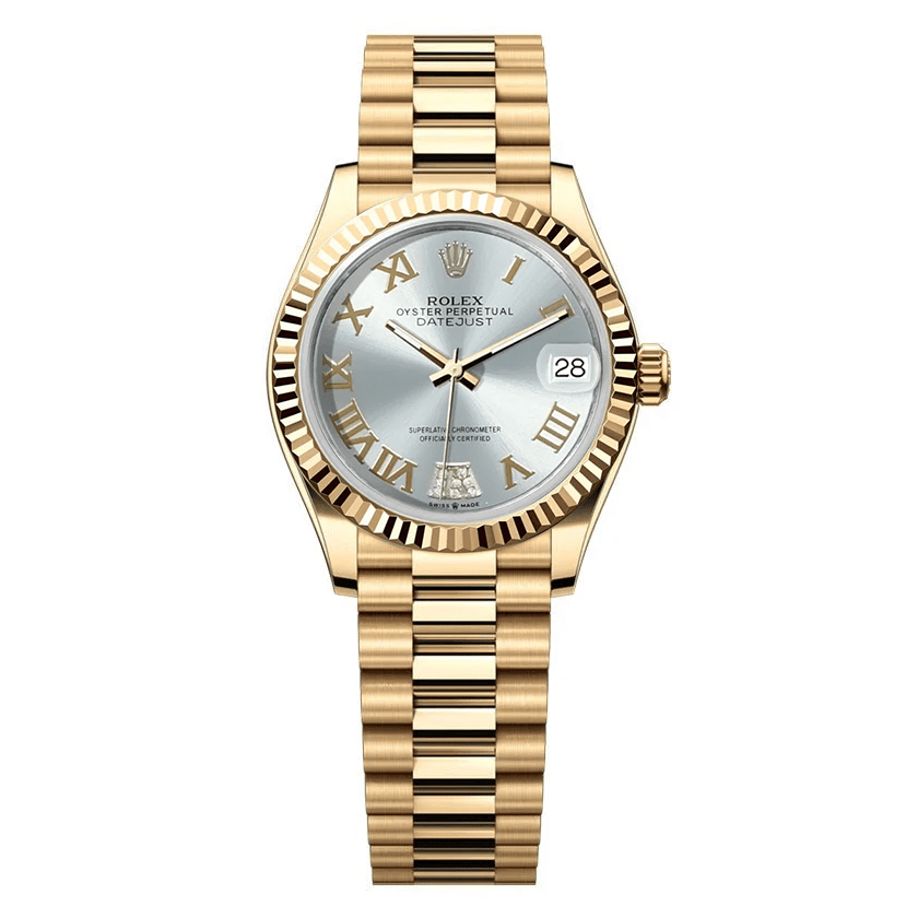 Rolex Datejust 31mm President - Silver Gem Dial - Mr. Alex Jewelry