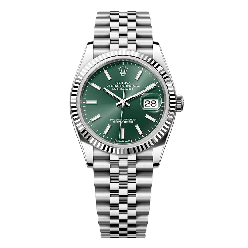 Rolex DateJust 36mm Green Dial - 16014 - Mr. Alex Jewelry