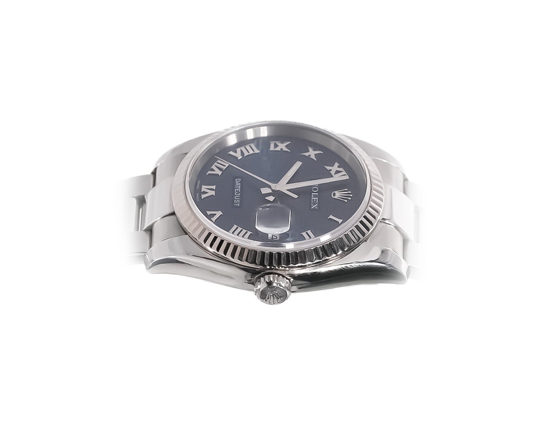 Rolex Datejust 36mm Stainless Steel Blue Roman Dial Jubilee Bracelet Ref:116234 - Mr. Alex Jewelry