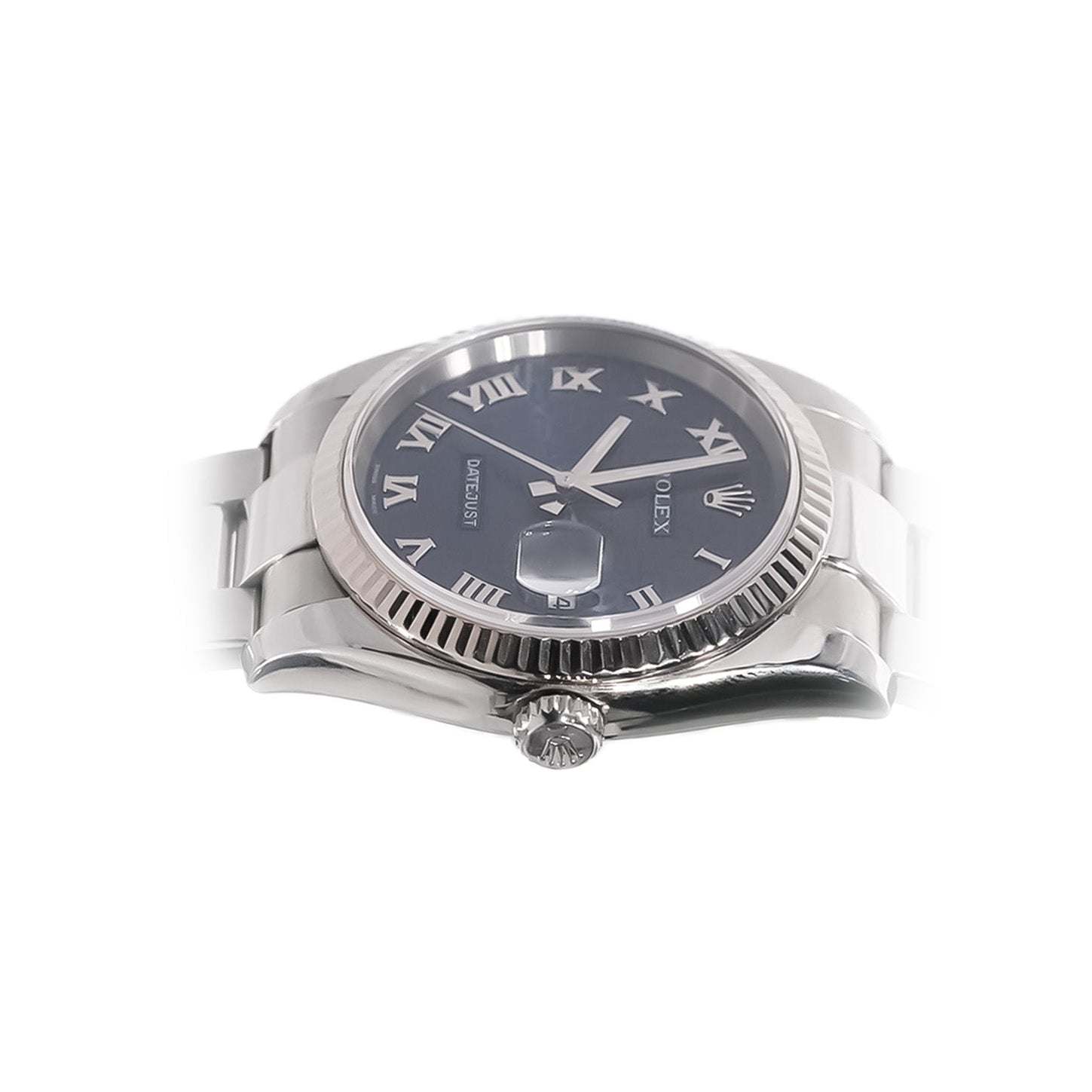Rolex Datejust 36mm Stainless Steel Blue Roman Dial Jubilee Bracelet Ref:116234 - Mr. Alex Jewelry