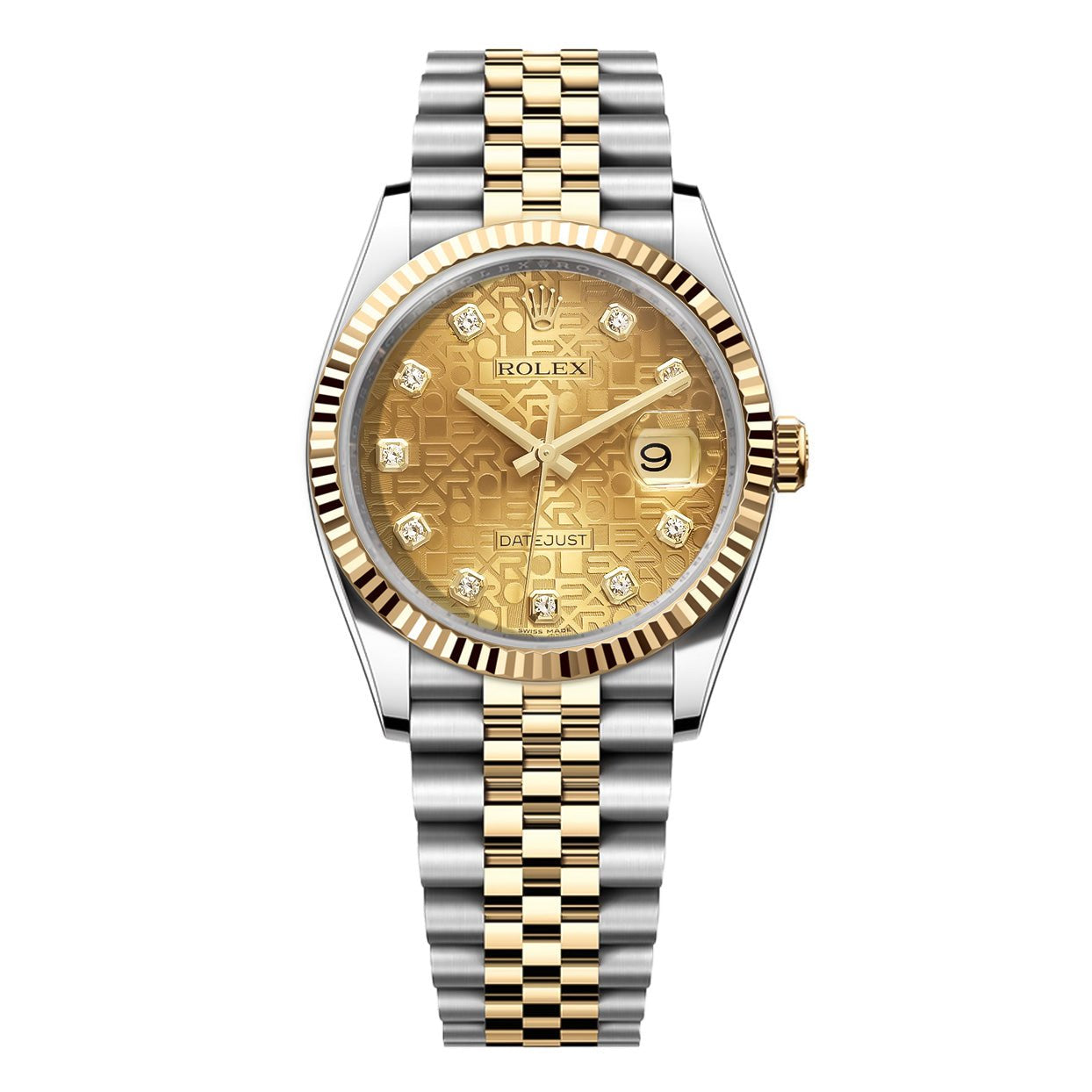 Rolex Datejust 36mm Two Tone Factory Champagne dial 116233 - Mr. Alex Jewelry